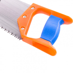 Ножовка по дереву, 400 мм, шаг зубьев 5 мм, пластиковая рукоятка
