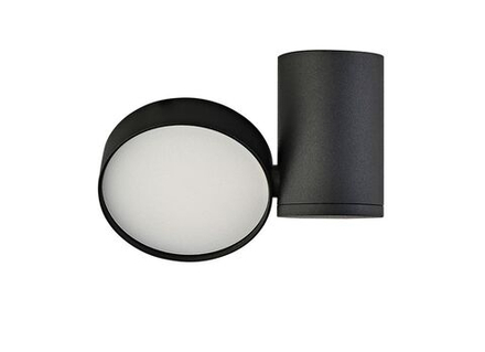 Накладной светодиодный светильник, 15Вт, диммируемый DL18811/15W Black R Dim