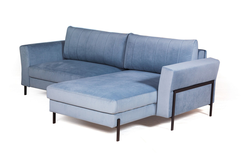 Fiji диван-кровать с шезлонгом, велюр