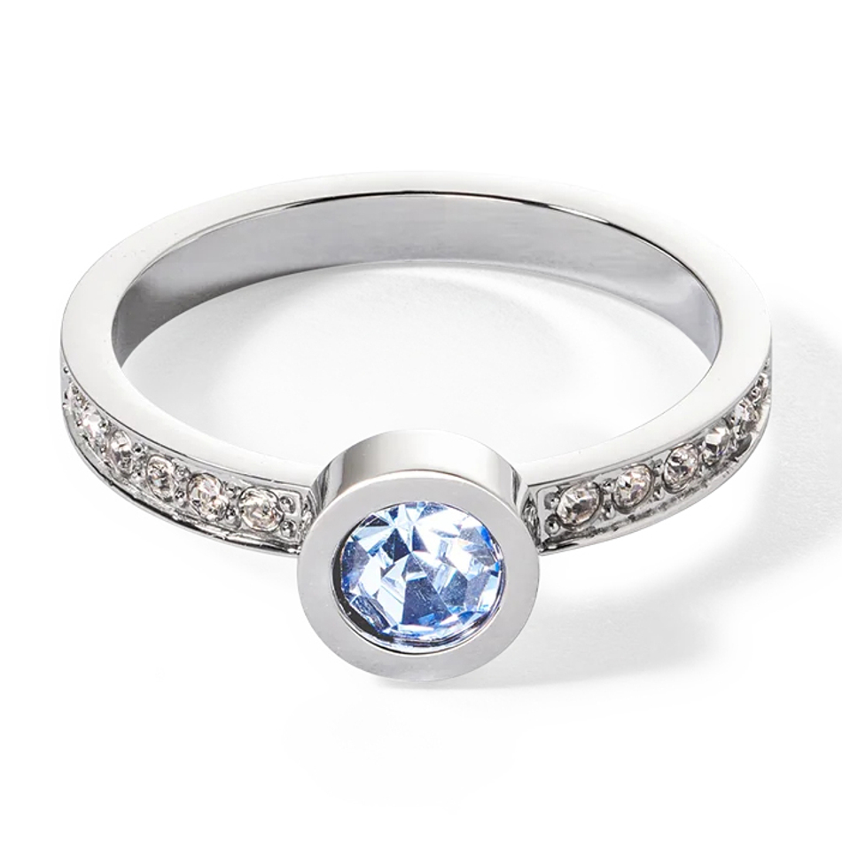Кольцо Coeur de Lion Light Blue-Silver 17.2 мм 0228/40-0741 54 размер 17,2