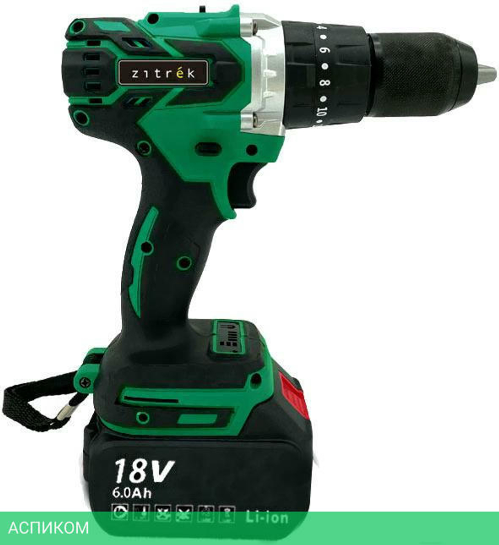 Дрель-шуруповерт Zitrek Green Impact 18V (063-4046)
