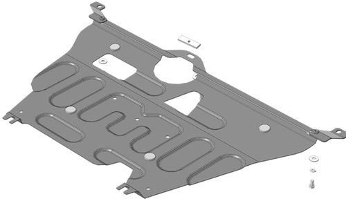 Защита стальная 2 мм двигателя и кпп для Toyota Avensis; Auris; Corolla; Verso Motodor.72509