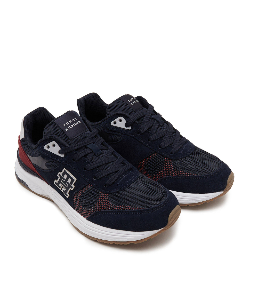 Кожаные кроссовки modern prep Tommy Hilfiger - темно-синий(FM0FM04629)