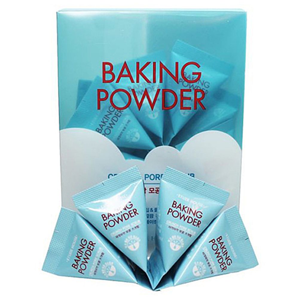 Скраб для лица с содой в пирамидках - Etude Baking powder crunch pore scrub, 7 г