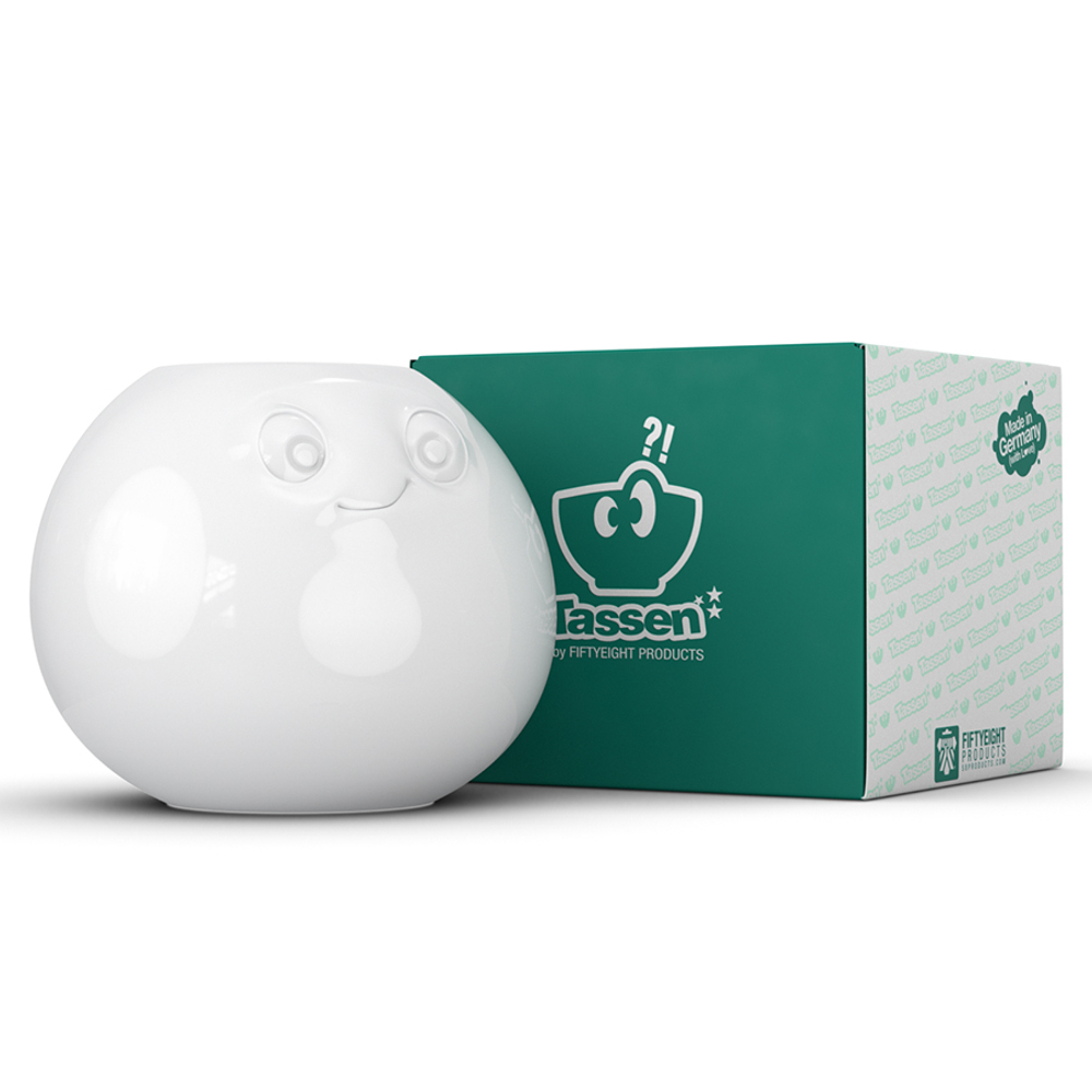 Ваза tassen amused, 16 см, белая