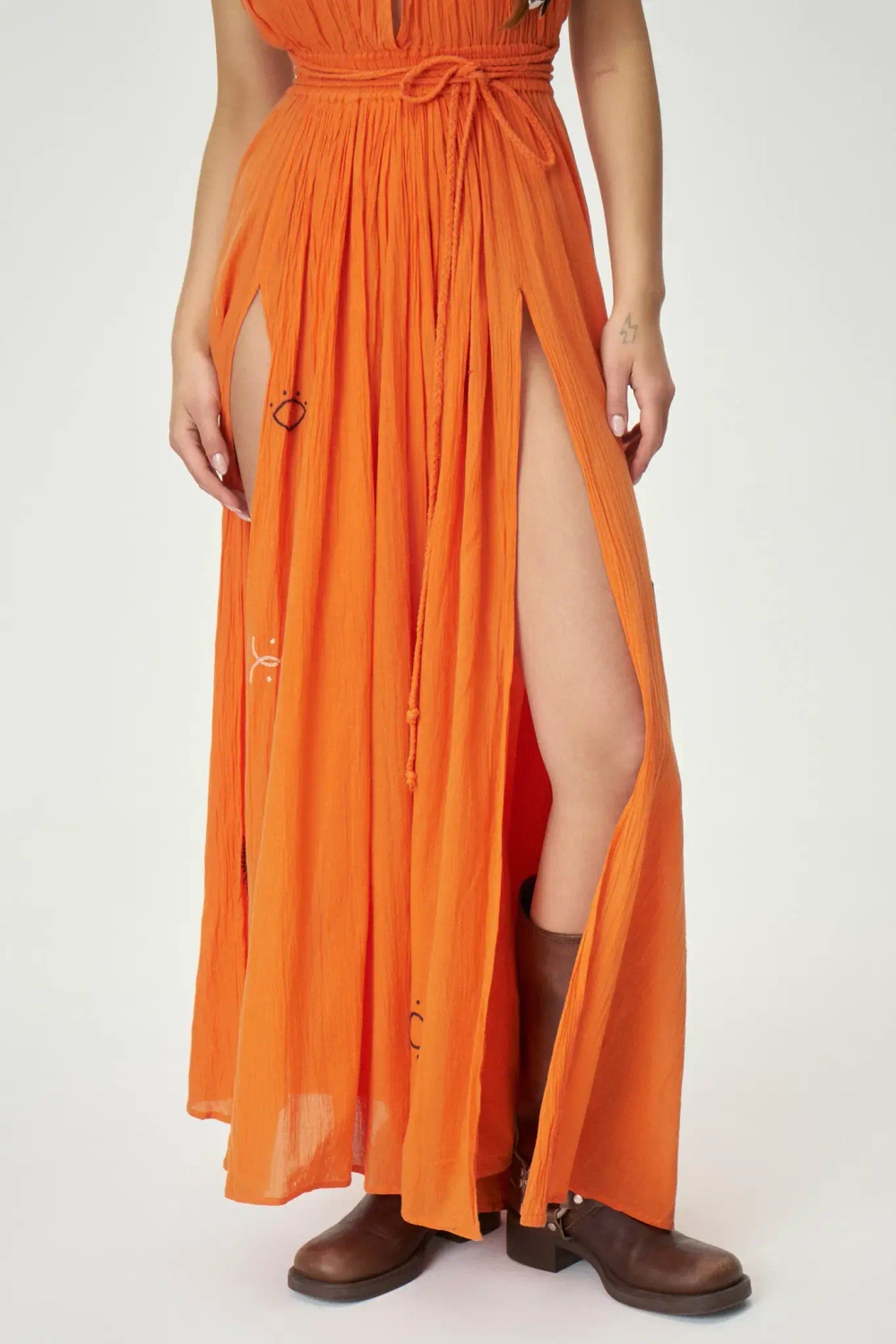 Платье-трансформер Миконос оранжевое