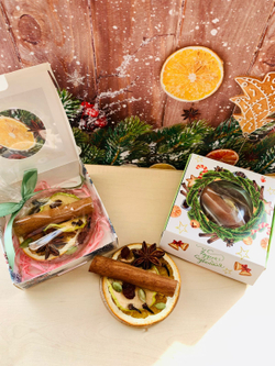 Леденец Глинвейн с натуральными фруктами и специями для приготовления напитка глинтвейна