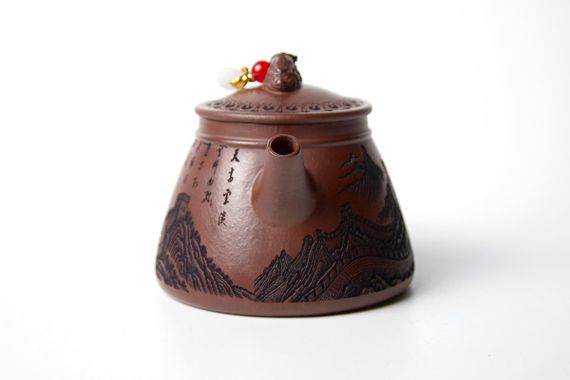 Чайник «Великая стена Гао Ши», исинская глина, 190 мл.