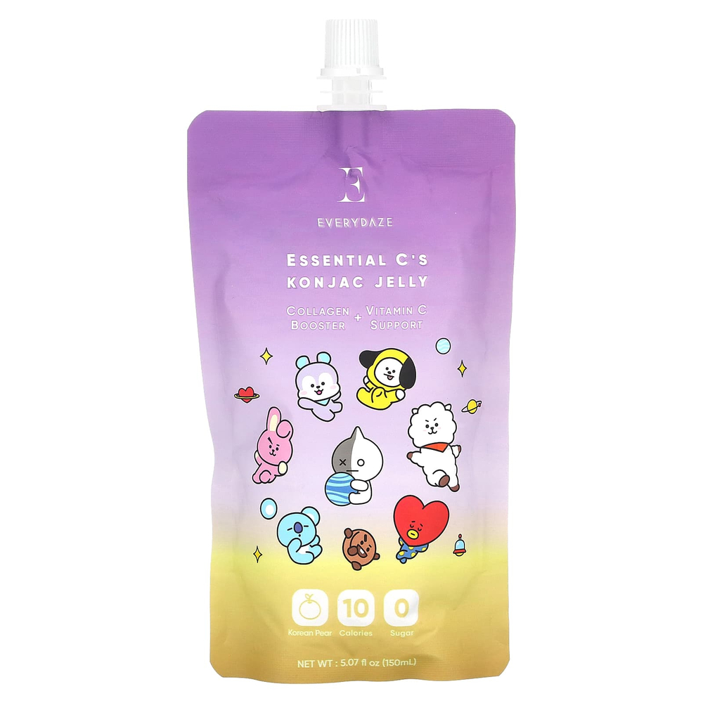 Everydaze, Essential C's Konjac Jelly, корейская груша, 150 мл (5,07 жидк. унц.)