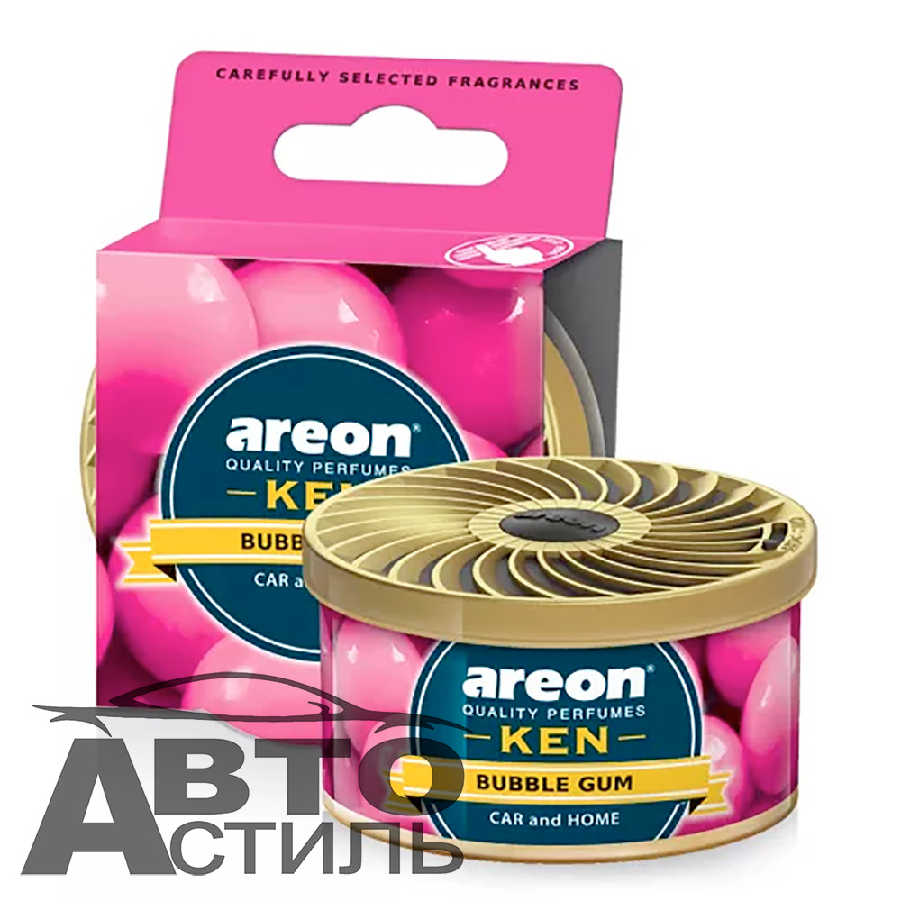 Ароматизатор в банке под сиденье Areon GEL KEN 35гр - Бубл Гам\Babble Gum
