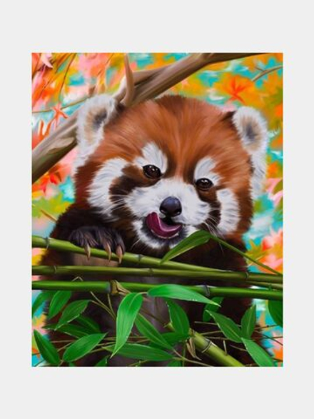 Картины по номерам 40х50 Красная панда (VA-3265)