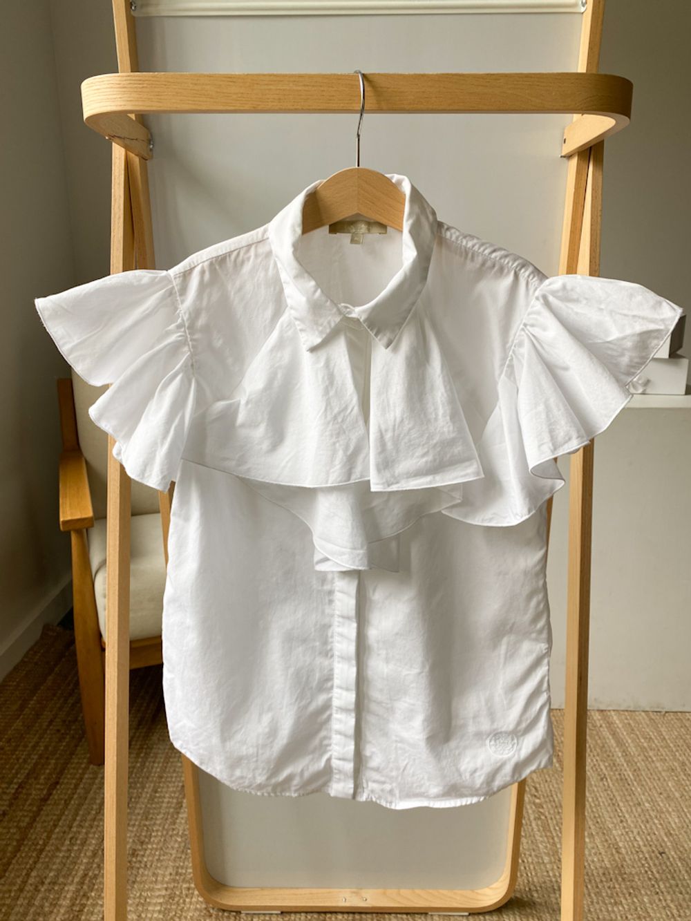 Хлопковая блузка Elie Saab, 140