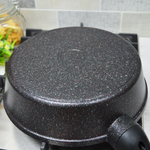 Сковорода 28см высота 7см ENERGY Agate Induction с несъемной ручкой, Ис8281A