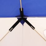 Палатка зимняя куб СЛЕДОПЫТ 1,8 х1,8 м, Oxford 240D PU 1000, S по полу 3,2  кв.м,цв. синий/белый