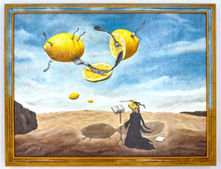 Серебряков М. Н. Семь беспощадных вилок. Холст, масло. Москва. 2017 г.