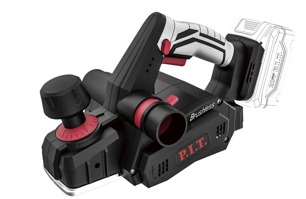 ЕАС Рубанок PEP20H-82A SOLO (бесщет. 20В, 16000 об/мин, 2 ножа 82 мм, глубина 0-2мм)