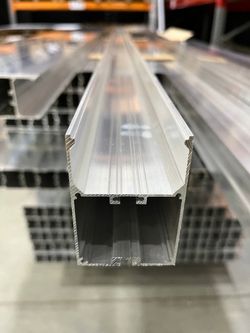 Профиль алюминиевый для сборки дизайнерского светильника 2 метра