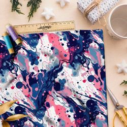 Ткань премиум шелк искусственный Армани магические взлеты