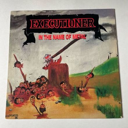 Винтажная виниловая пластинка LP Executioner In The Name Of Metal (USA 1986)