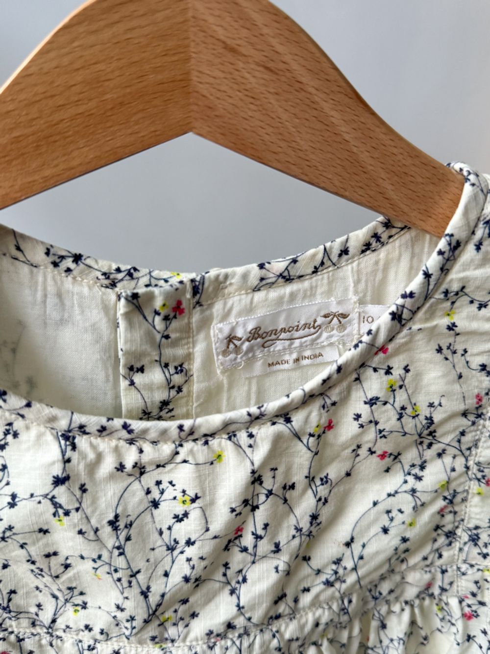 Хлопковая блузка Bonpoint, 140