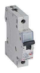 Автомат LEGRAND TX3 1П 50А-С 6кА 25354