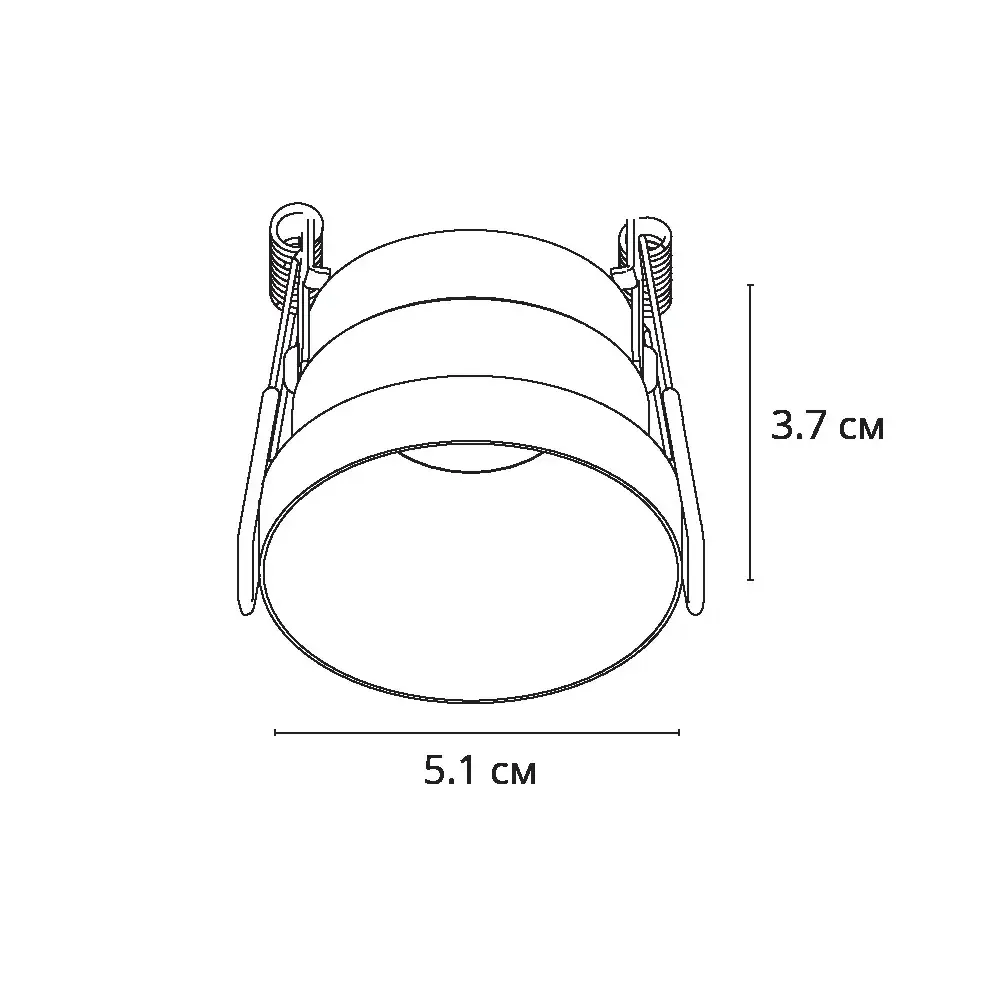 Точечный встраиваемый светильник Arte Lamp