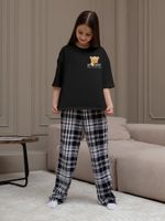 Костюм для девочки Мишель-1 Виотекс ЧЁРНЫЙ