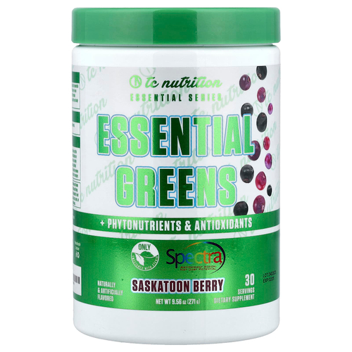 TC Nutrition, Essential Series, незаменимая зелень, фитонутриенты и антиоксиданты, ягодный вкус, 271 г (9,56 унции)