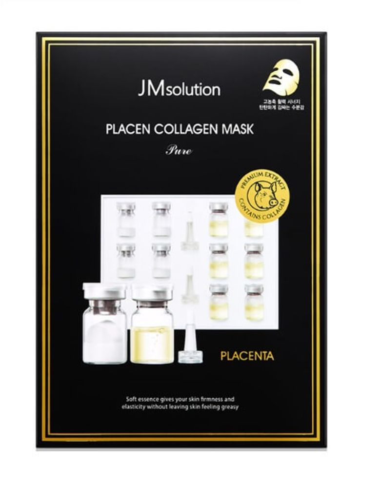 JMsolution Placen Collagen Mask Pure плацентарная тканевая маска с коллагеном