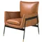 Кресло Angel Cerda 5091, коричневая кожа
