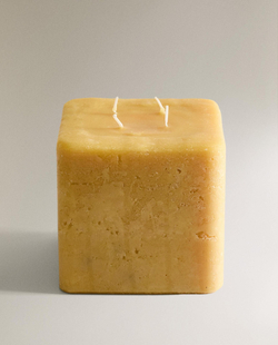 Zara Home - Квадратная ароматическая свеча cuir nuit, 2700 г