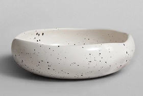 Тарелка глубокая авторской формы d 21 см h 6,5 см MANPUPUNER