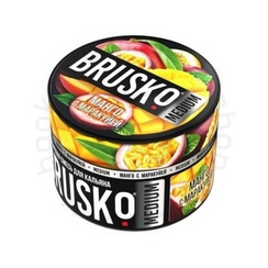 Бестабачная смесь для кальяна BRUSKO, 50 г, Манго с маракуйей, Medium (М)