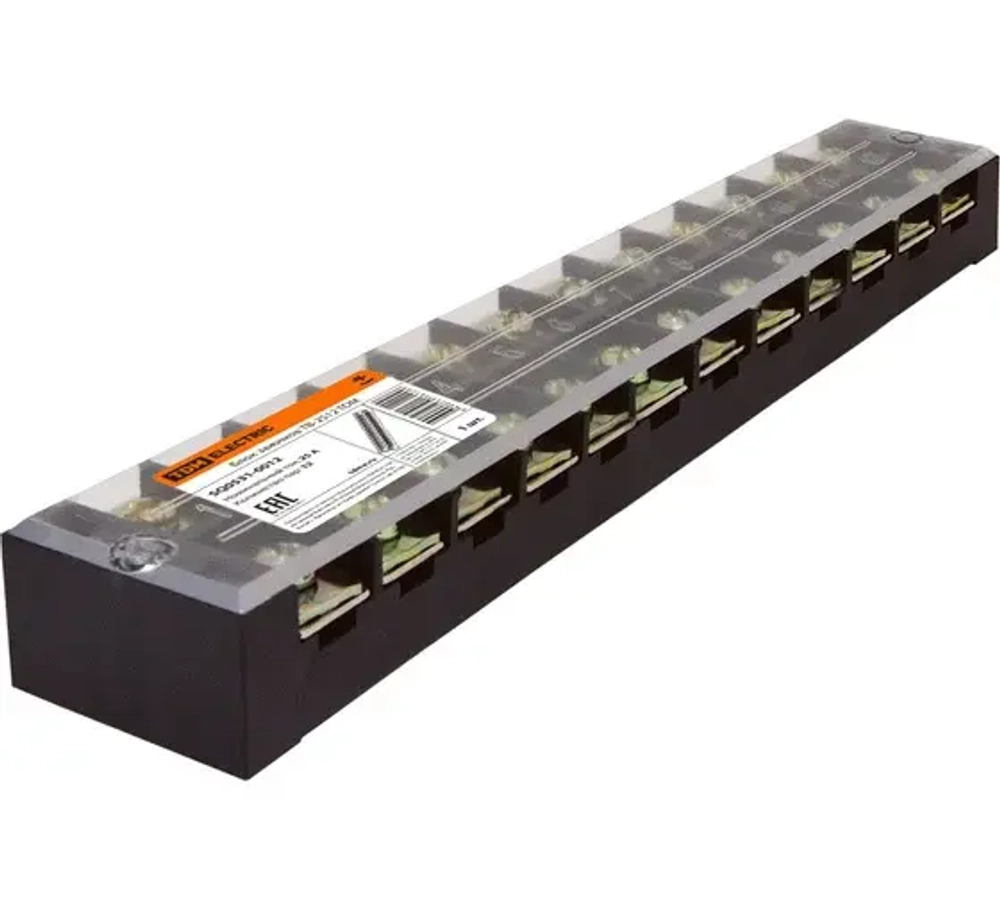 Блок зажимов ТВ-2512 25А, 12 пар TDM SQ0531-0012