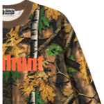 A Bathing Ape Forest Camo Wide Crewneck бежевый желтый