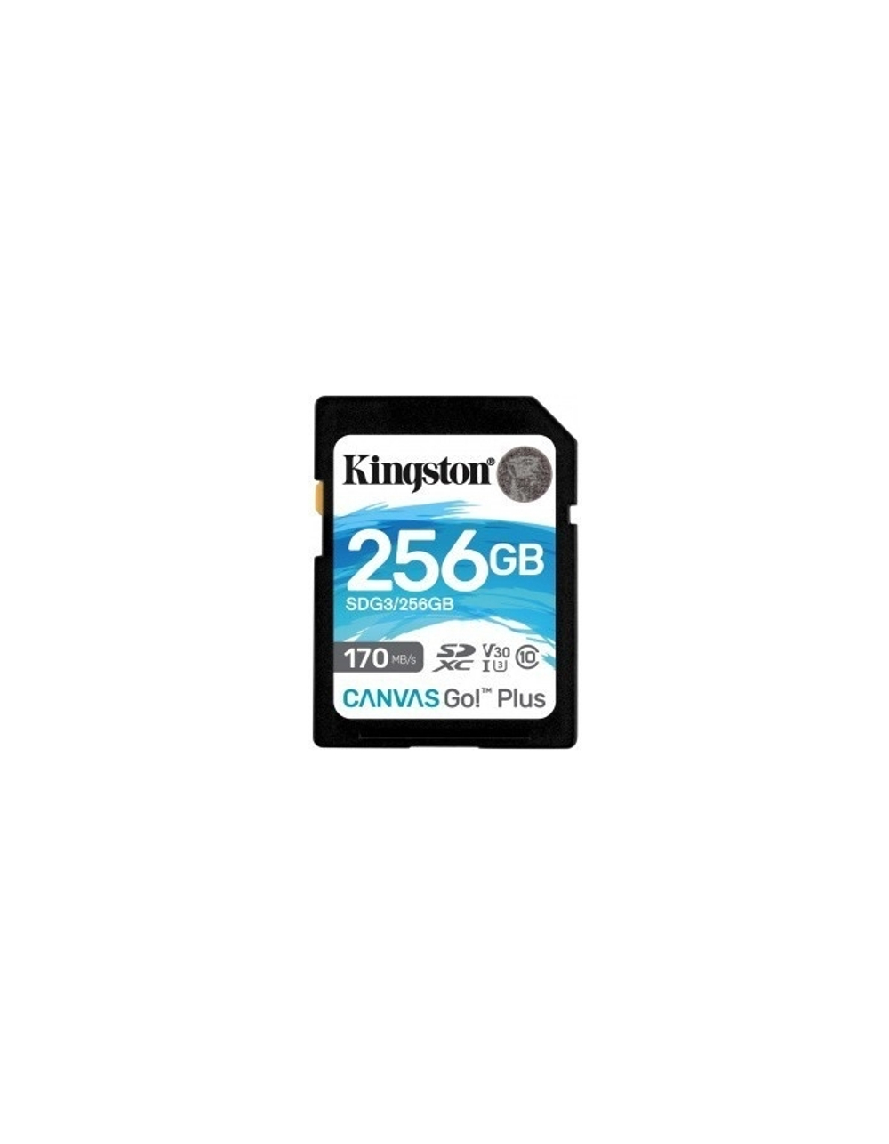 SecureDigital 256Gb Kingston Canvas Go Plus SDXC UHS-I U3 V30 (170/90 Mb/s) SDG3/256GB