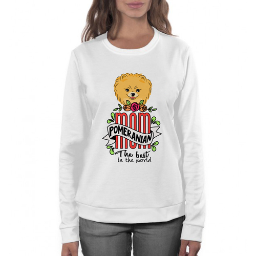 Свитшот "Лучшая мама Шпица"