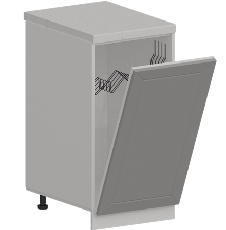 Кухня Модуль ШНВ 450 Белый / Лайт Грей