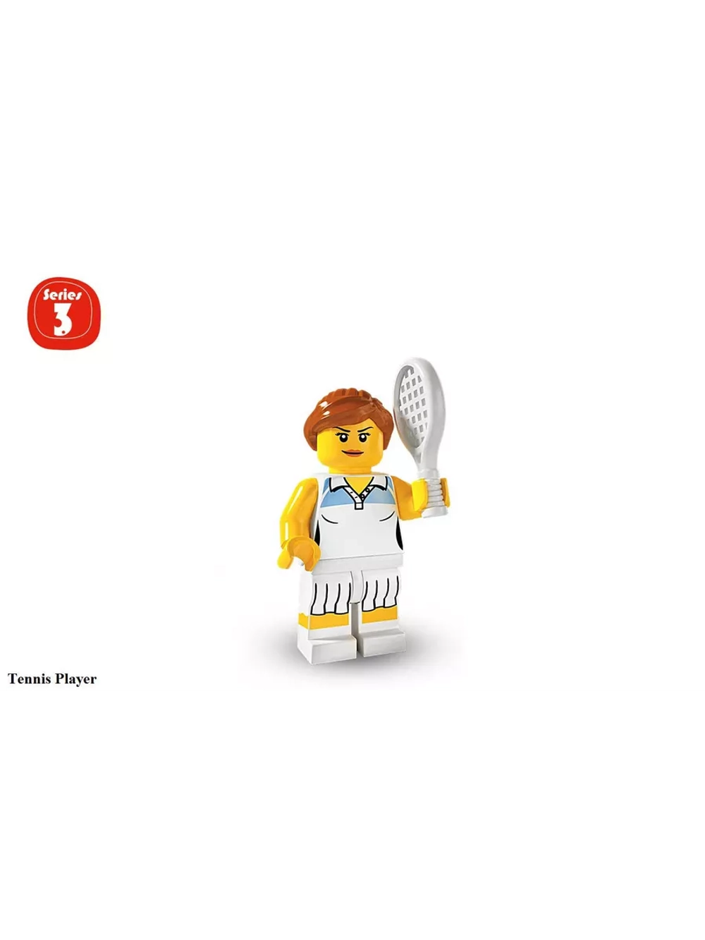 LEGO Collectable Minifigures 8803 Серия 3 Теннисистка