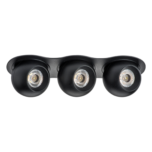 i637727272 Светильник INTERO LED 9W*3 850LM*3 24G ЧЕРНЫЙ 3000K (217637+217072+217072+217072)