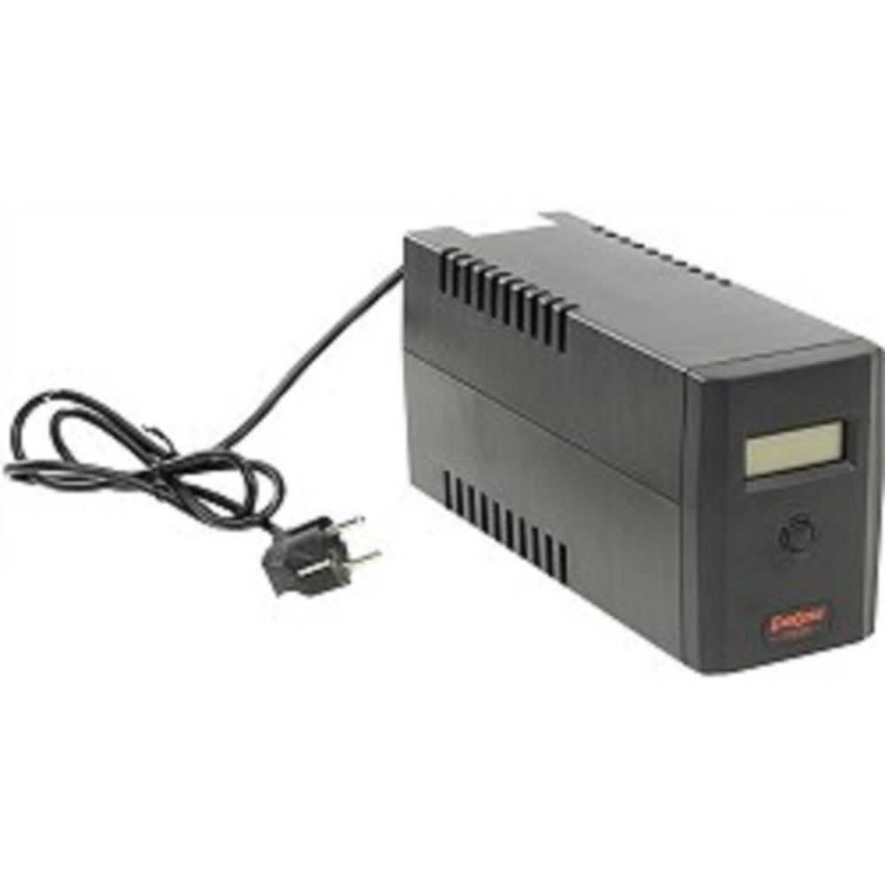 Источник бесперебойного питания Exegate EP212515RUS ИБП Exegate Power Smart ULB-600 LCD &lt;600VA, Black, 2 евророзетки, USB&gt;