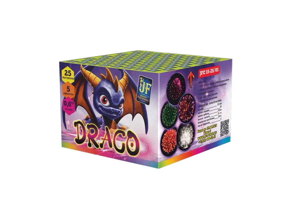 Батарея салютов "Драго",   0,6"/25 залпов