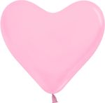 Сердце (12''/30 см) Розовый (009), пастель, 12 шт.