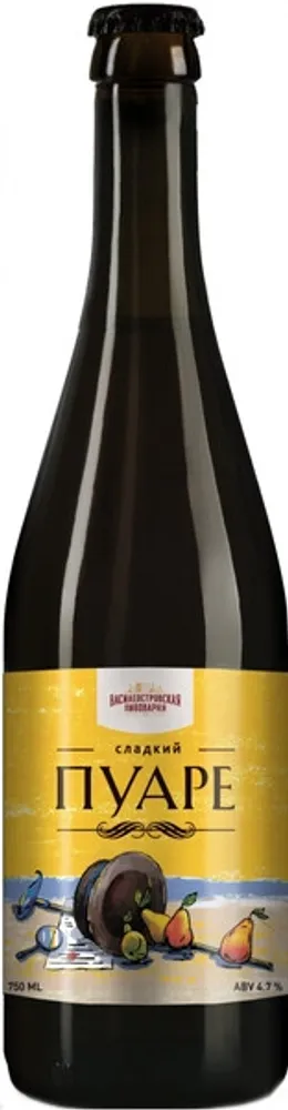 Сидр Василеостровский Пуаре Сладкий (Груша) / Puare Sweet 0.75 - стекло