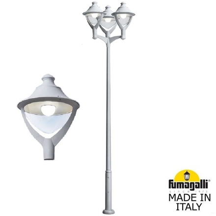 Парковый фонарь FUMAGALLI EKTOR 4000/MIDIPILAR/BEPPE 3L LED-HIP P50.372.A30.AXH27