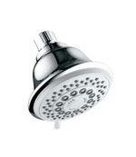 LM8040C Аксессуары Лейка душевая верхняя, круглая, 5-функц. d 100мм, хром, блистер