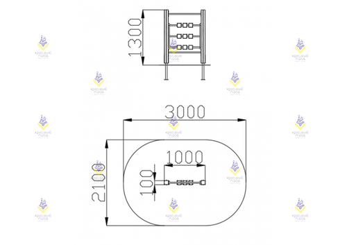 Крестики нолики на столбах