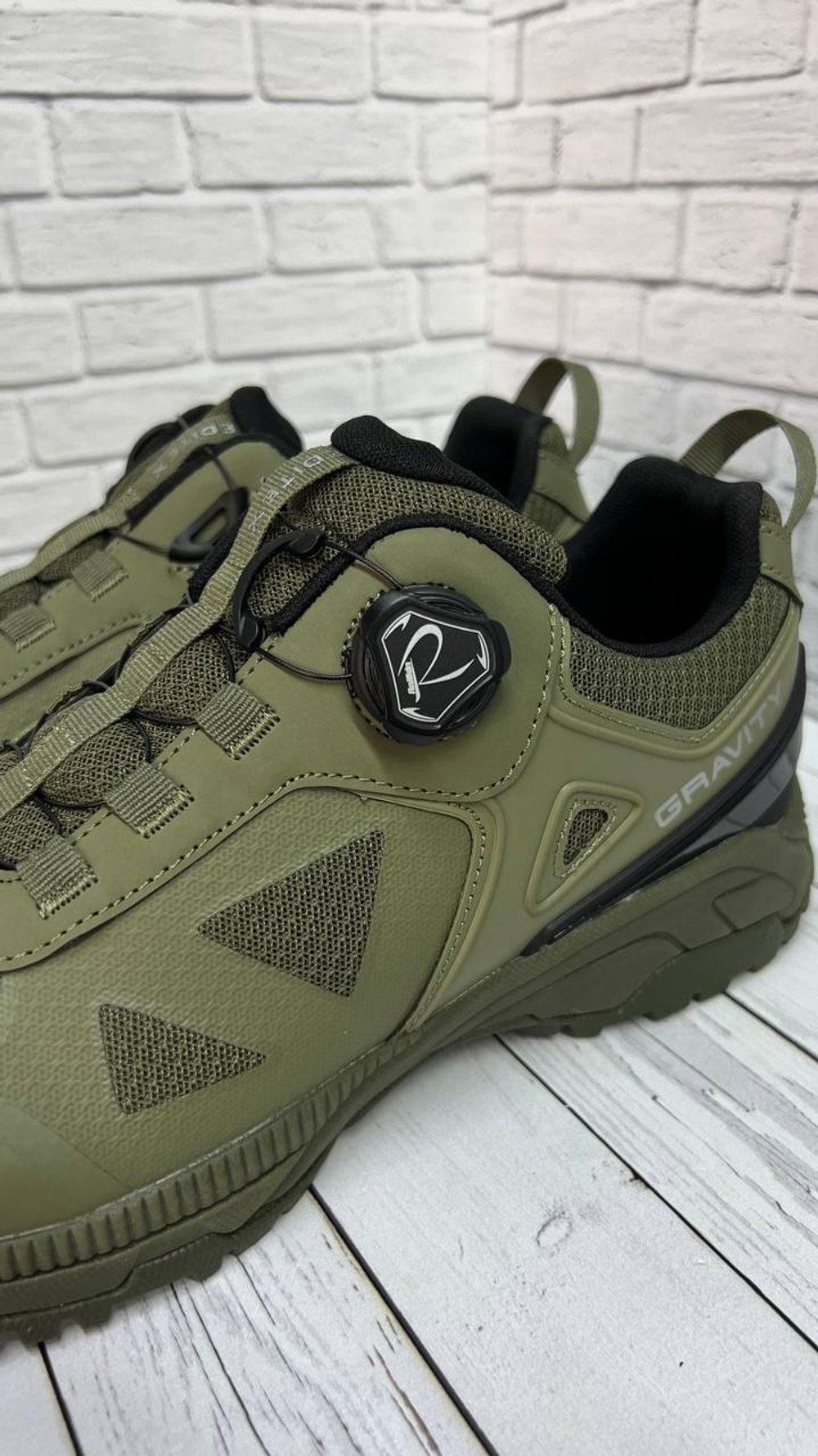 Кроссовки Gravity EDITEX 2032-9 чёрно-хаки
