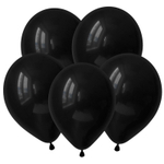 Воздушный шар с гелием, 1шт., М12/30см, DECOBAL, черный