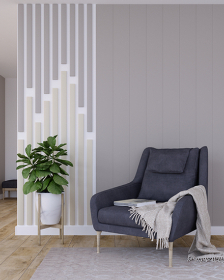 Интерьерная рейка МДФ STELLA Планкен De Luxe Palomino 16*60*2700 мм